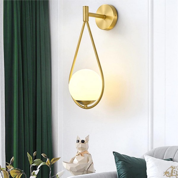 Dining Room Brass Drop Shape Wall Light|Wall lamp|Lighting Studio