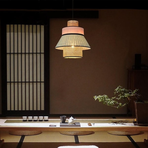 torre Volver a disparar Acusación Lámpara colgante Zen japonesa|Colgante de luz|Lighting Studio
