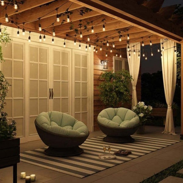 Decorative S14 Outdoor String Lights |Chandelier|Lighting Studio